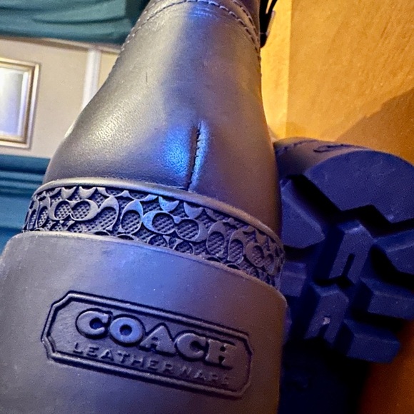 Men’s Coach Trooper Moto Boot size11.5 black NWT with box - Picture 6 of 16